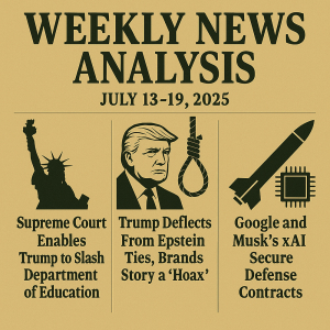 Weekly News Analysis - July 13-19, 2025 (Week 28)