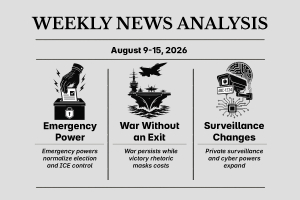 Weekly News Analysis - August 9-15, 2026 (Week 32)