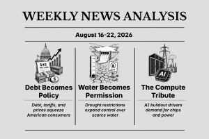 Weekly News Analysis - August 16-22, 2026 (Week 33)